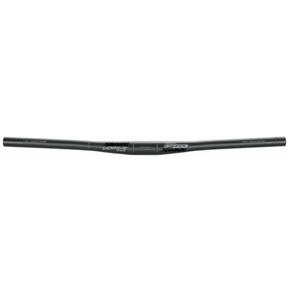 Cintre FSA V-Drive Aluminium Plat 31.8/740mm Noir