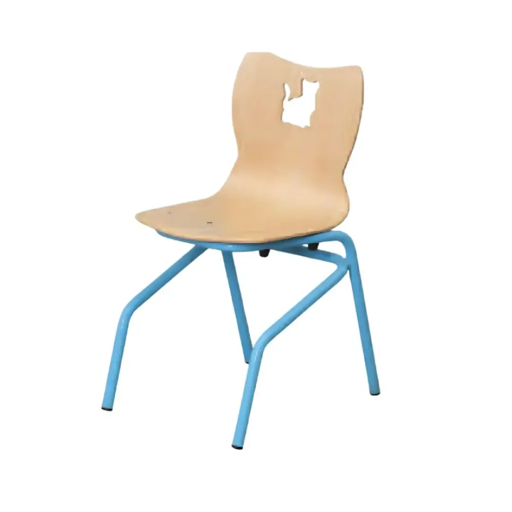 Chaise appui sur table 4 pieds pour maternelle – Image 3