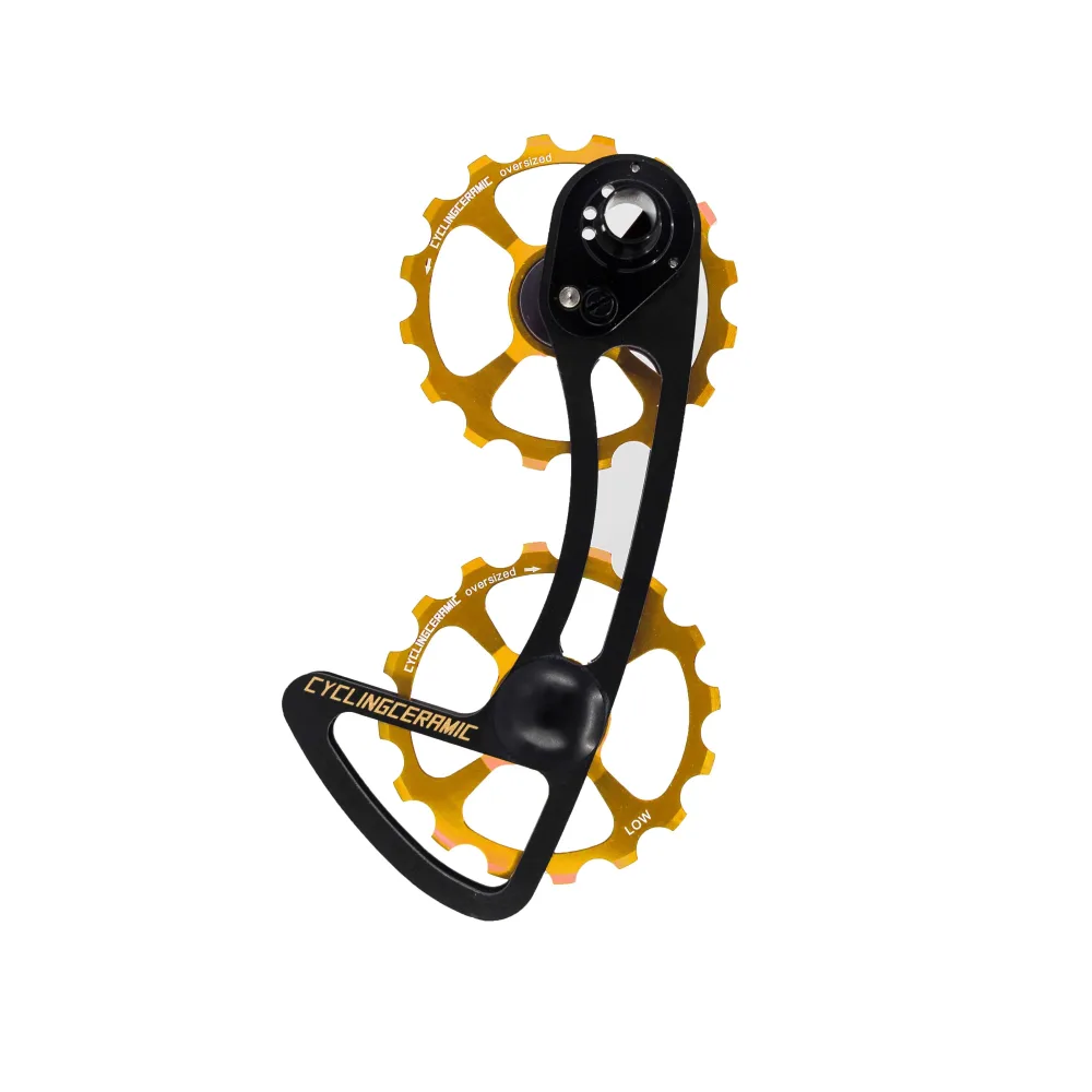 Chape de Dérailleur Arrière 10/11V CYCLINGCERAMIC 16/16 Sram Or Chape de Dérailleur Arrière 10/11V CYCLINGCERAMIC 16/16 Sram Or