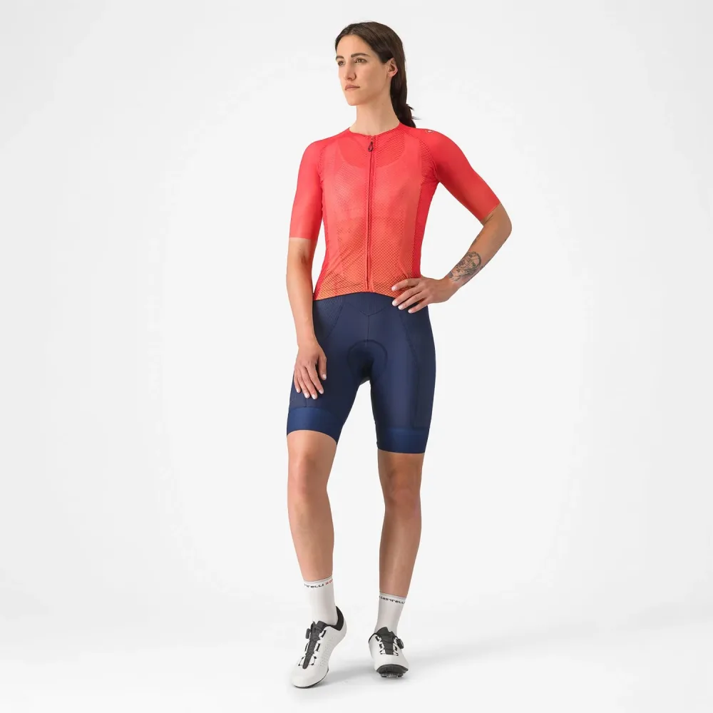Maillot CASTELLI CLIMBER'S A/C Femme Manches Courtes Hibiscus – Image 3