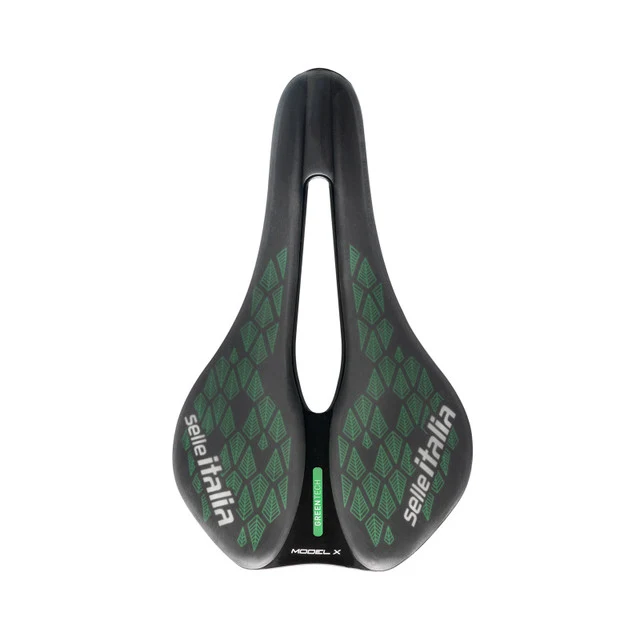 Selle SELLE ITALIA MODEL X GREEN SUPERFLOW LEAF L Rails Fec Vert/Noir – Image 3