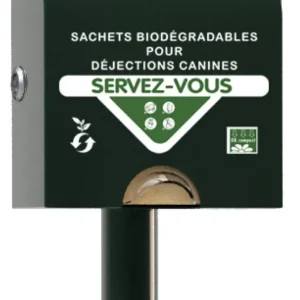 Distributeur de sacs canins biodégradables Distributeur de sacs canins biodégradables
