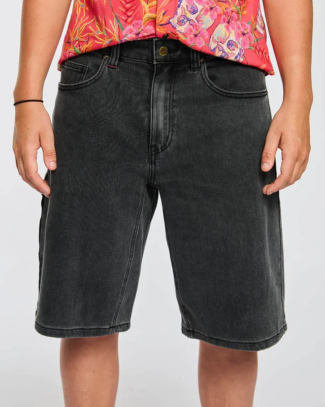 Short DHARCO JORT UNISEX COASTAL WASH Noir