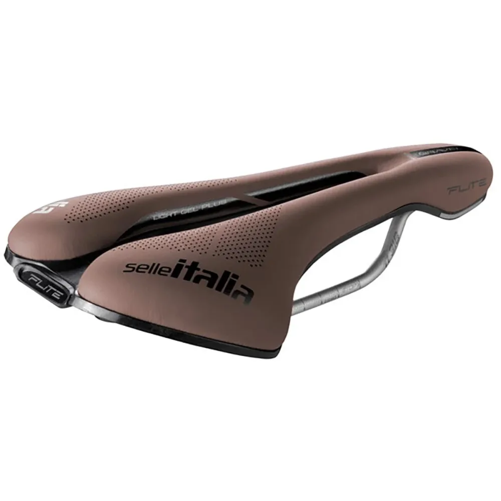 Selle SELLE ITALIA FLITE BOOST GRAVEL SUPERFLOW L3 Rails TI 316 Marron