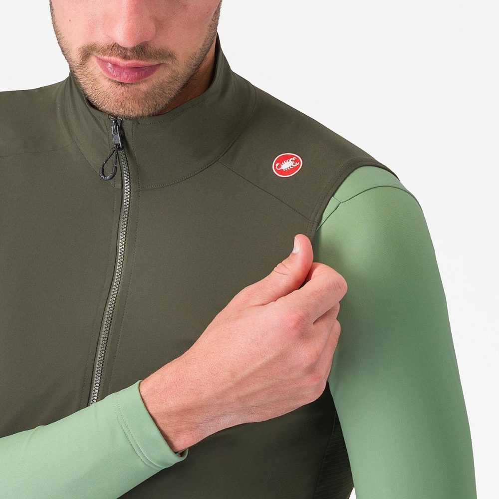 Veste Sans Manches CASTELLI ESPRESSO Vert – Image 3