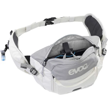 Sacoche Banane EVOC HIP PACK 3 L + Poche à Eau 1.5 L Gris – Image 3