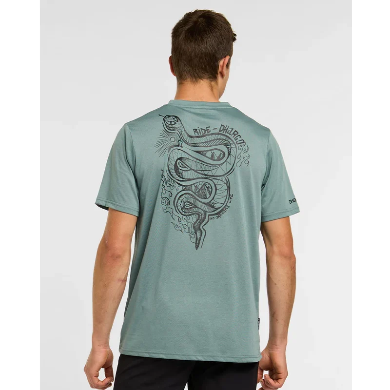 Maillot DHARCO TECH TEE ENVY Manches Courtes Vert – Image 2