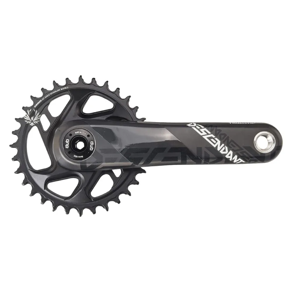 Pédalier Mono 12V TRUVATIV EAGLE DESCENDANT CARBON DUB Direct Mount Noir