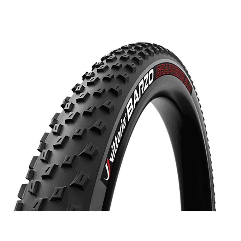 Pneu VITTORIA BARZO XC TRAIL 27.5x2.35 4C Graphene 2.0 Tubeless Ready Souple Noir/Gris