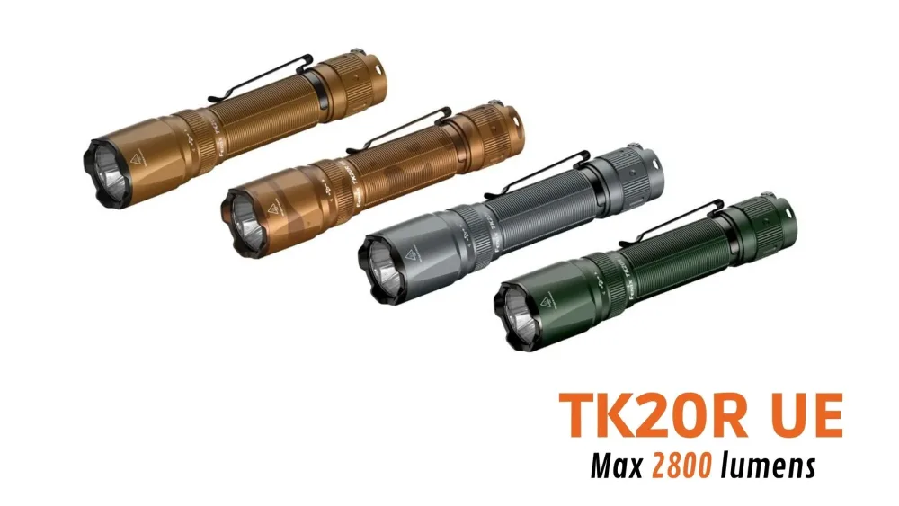 Fenix TK20R UE - 2800 lumens - 465 mètres de portée