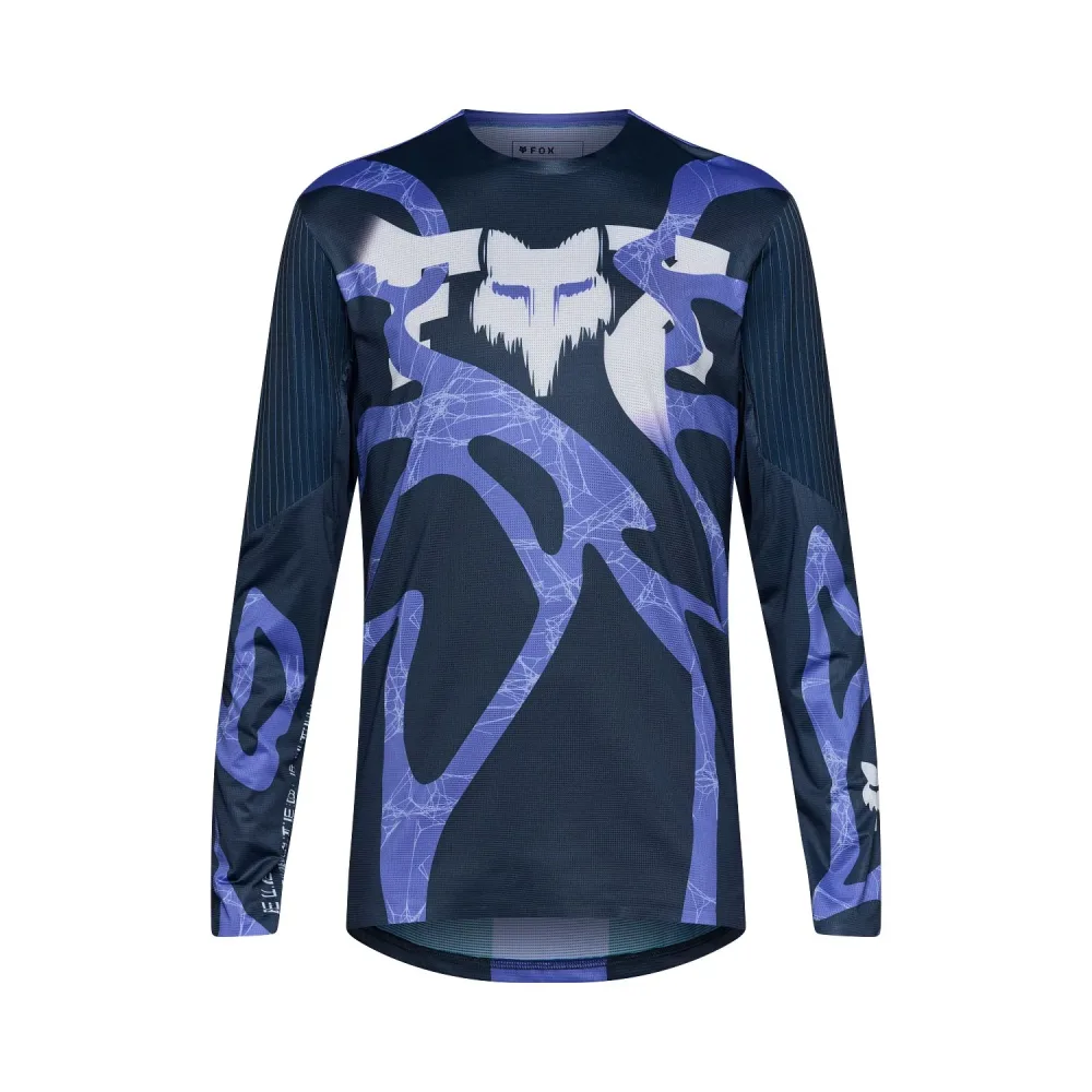Maillot FOX FLEXAIR DIFFUSE SE Manches Longues Violet Blueberry
