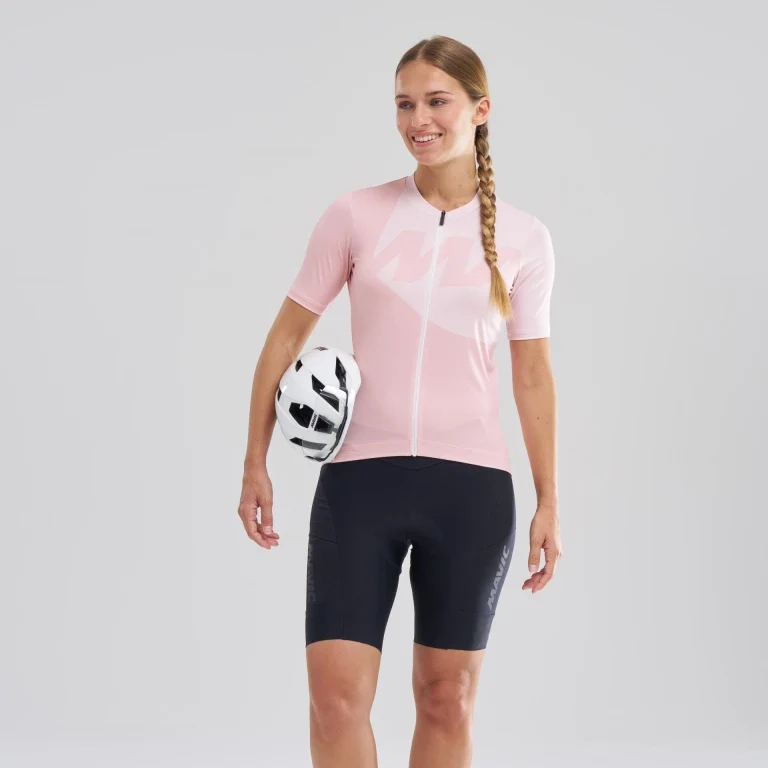 Maillot MAVIC ICON GRAPHIC Manches Courtes Femme Rose – Image 3