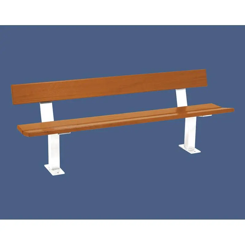 Banc bois et acier Pagode – Image 3