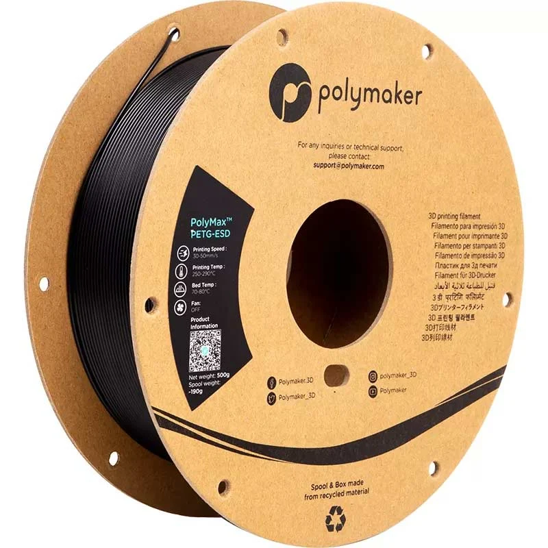Polymaker PolyMax™ PETG-ESD Polymaker PolyMax™ PETG-ESD