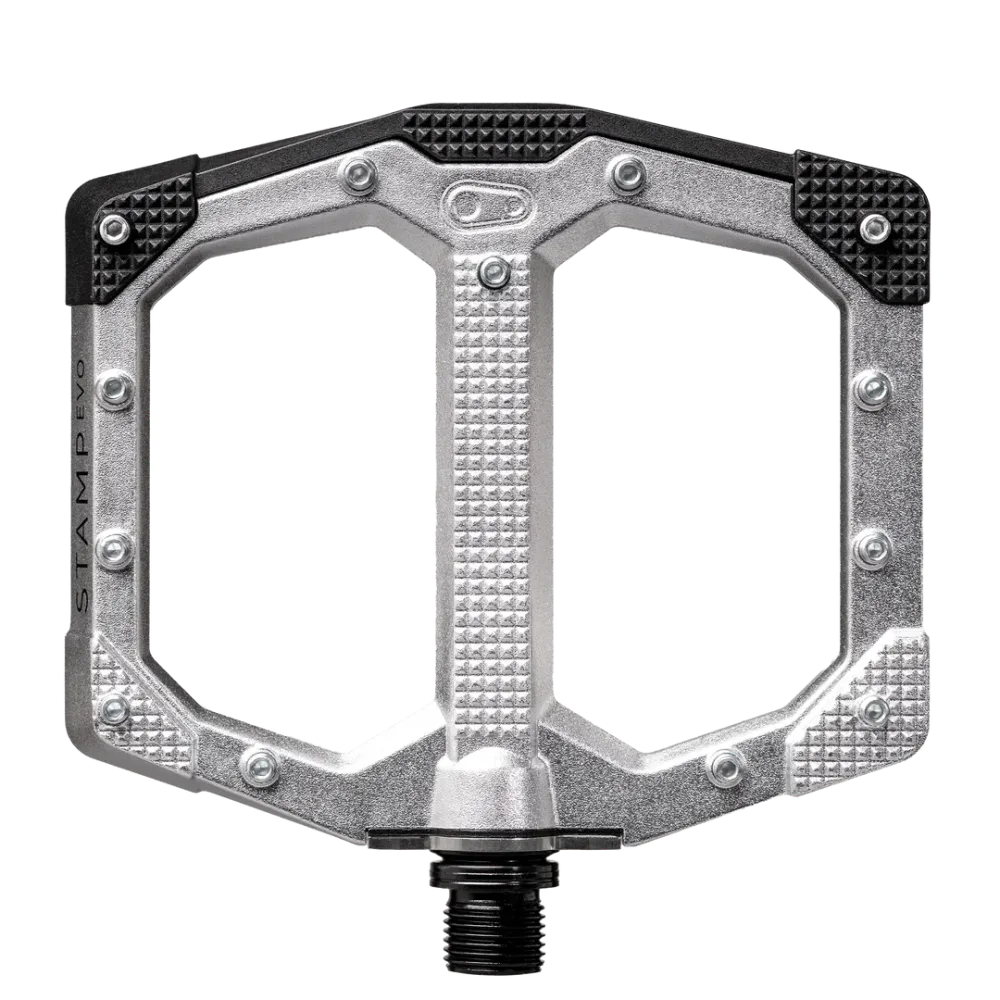 Pédales Plates CRANKBROTHERS STAMP EVO Small Argent