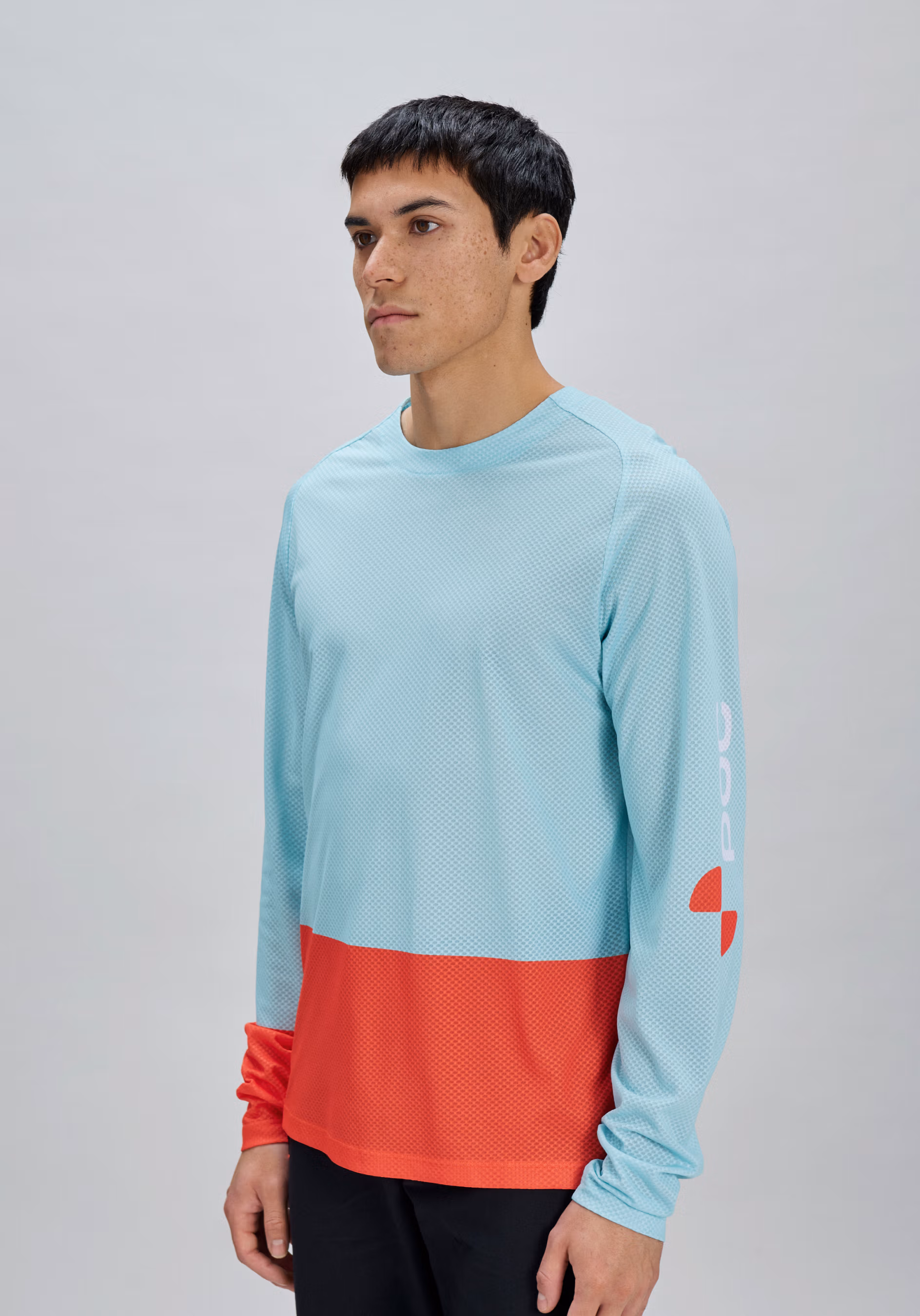 Maillot POC MOTION AIR Manches Longues Bleu/Orange – Image 3