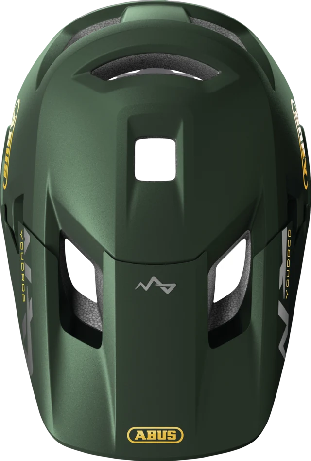 Casque VTT ABUS YOUDROP FF Junior Moss Vert – Image 3