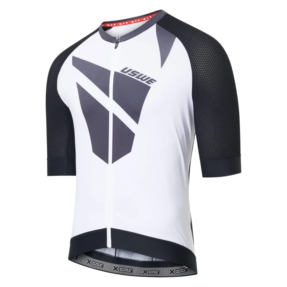 Maillot Manches Courtes USWE SKARP GRAVEL Blanc – Image 3