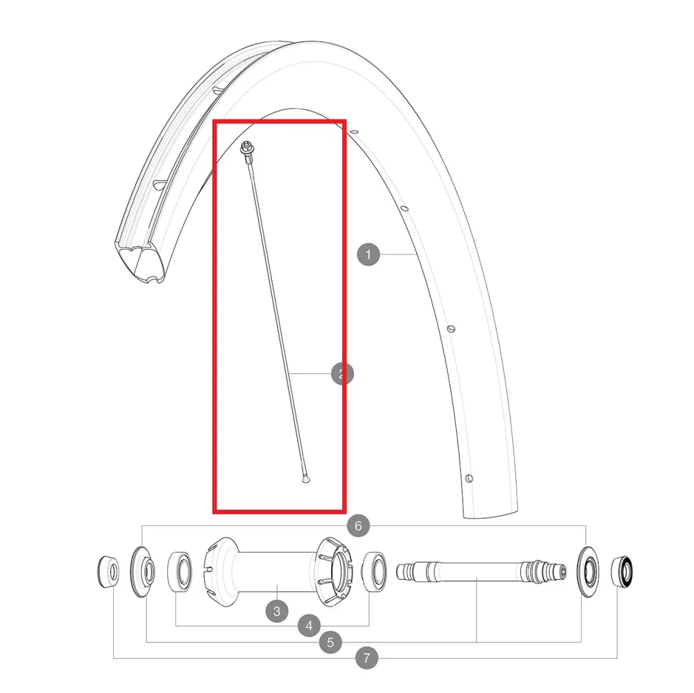 Kit 12 Rayons Av/Ar MAVIC COSMIC PRO CARBON 260mm Kit 12 Rayons Av/Ar MAVIC COSMIC PRO CARBON 260mm