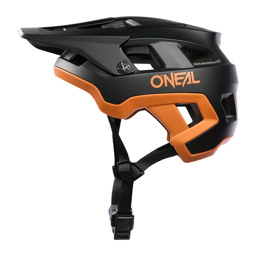 Casque VTT O'NEAL DEFENDER SOLID Noir/Orange – Image 3
