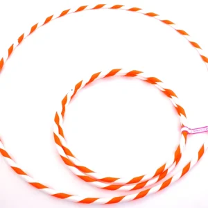Perfect Hula hoop Play décoré diam 20mm/100cm plastique BLANC avec ruban Perfect Hula hoop Play décoré diam 20mm/100cm plastique BLANC avec ruban
