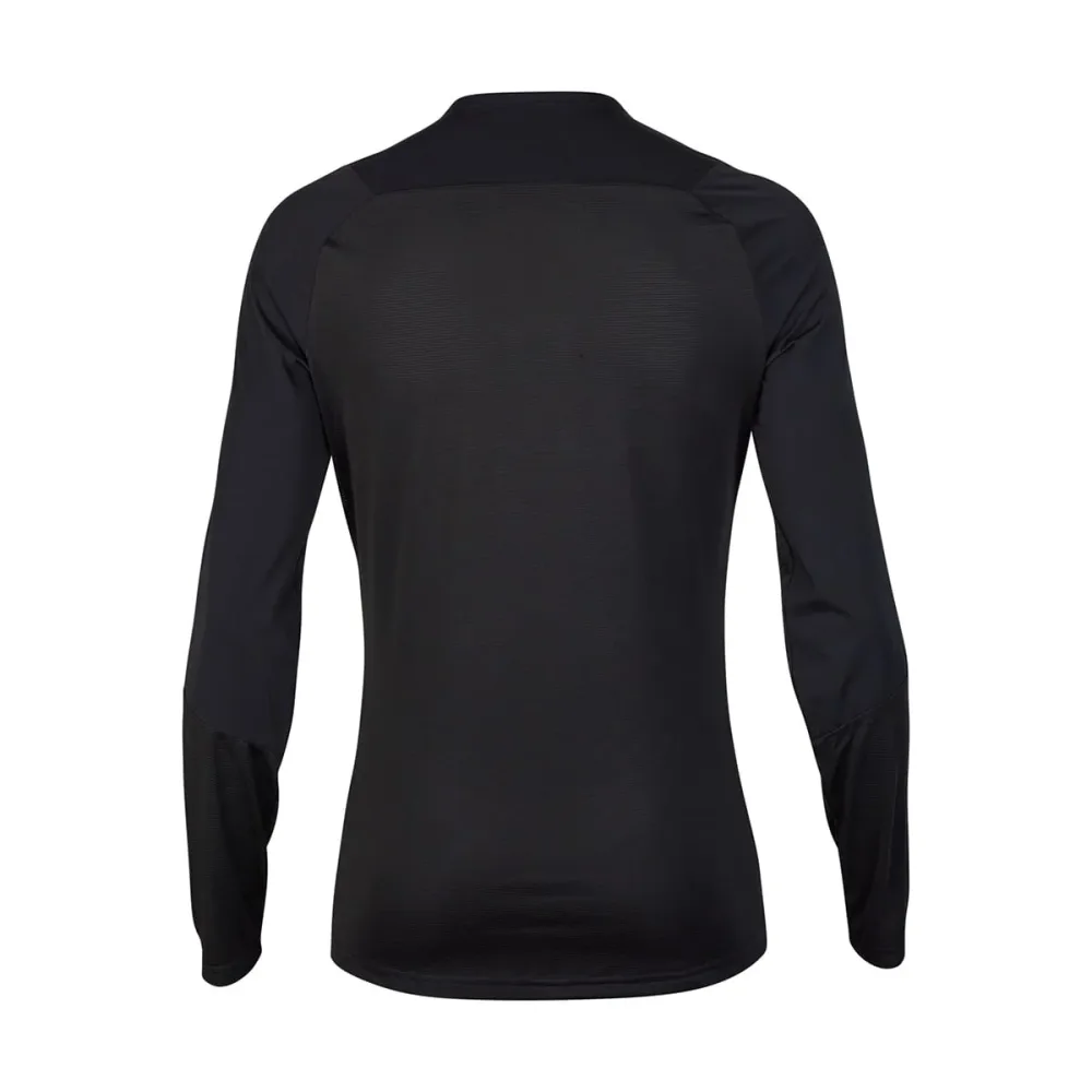 Maillot FOX FLEXAIR ASCENT Manches Longues Noir – Image 2