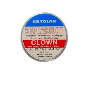 Dose maquillage gras kryolan 20ml blanc Dose maquillage gras kryolan 20ml blanc