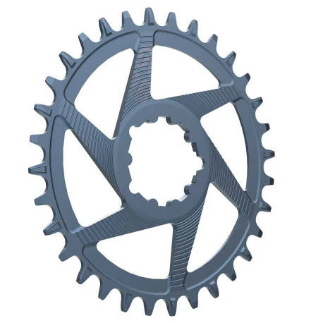 Plateau Mono E-THIRTEEN HELIX RACE 11/12V Direct Mount SRAM Boost Offset 3mm Gris – Image 2