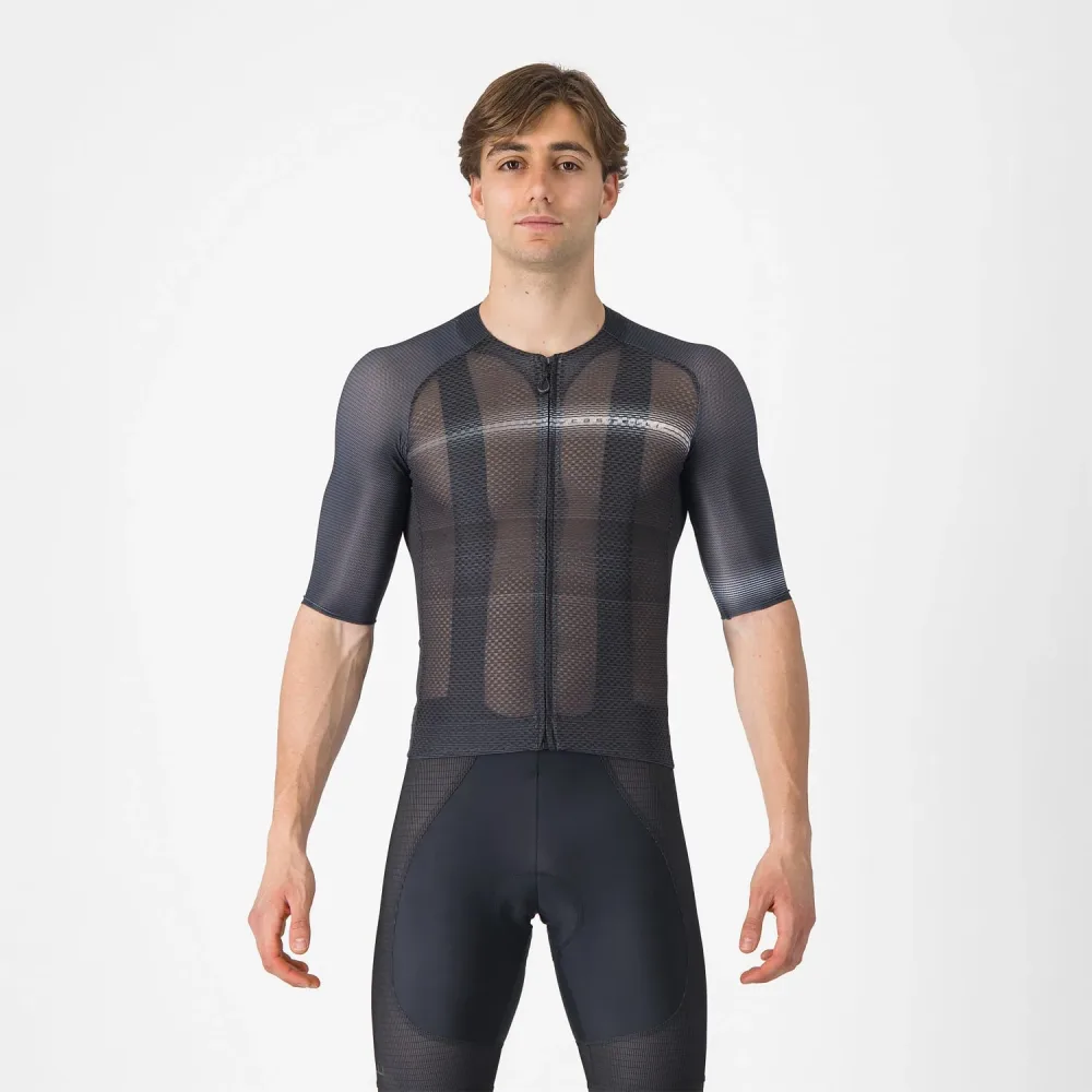 Maillot CASTELLI CLIMBER'S A/C Manches Courtes Noir