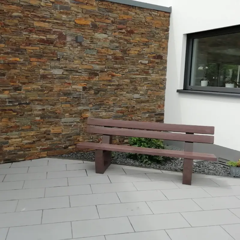 Banc en plastique recyclé Sutton – Image 2