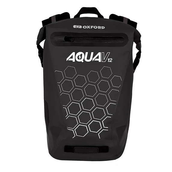 Sac à dos vélo étanche Oxford Aqua V12 - 12 litres 100% étanche, visible et résistant (Copie)