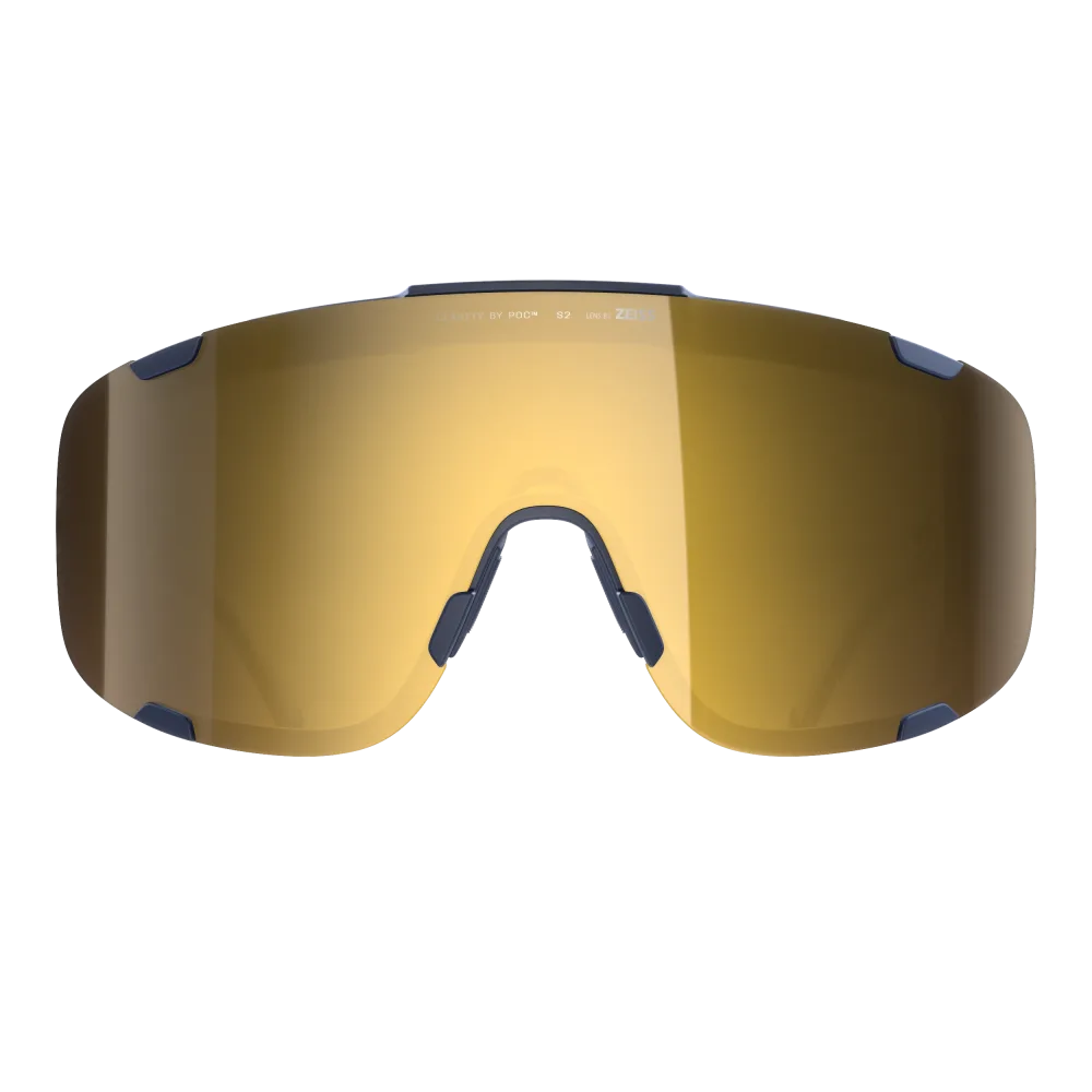 Lunettes POC DEVOUR + Marine Verre Clarity Road Partly Sunny Gold – Image 2