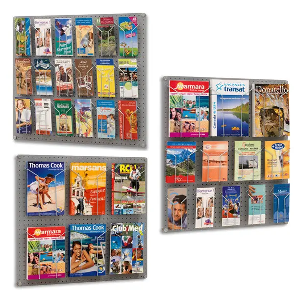 Présentoir mural Visiodoc modulable 6 à 18 cases – Image 2