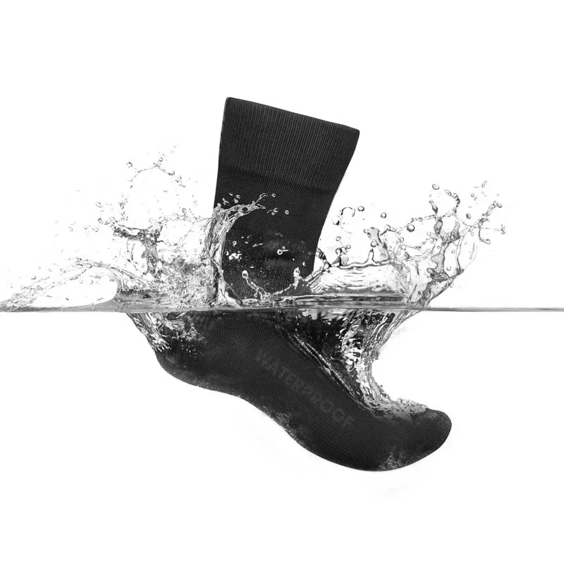Chaussettes GRIPGRAB Imperméables Noir – Image 2