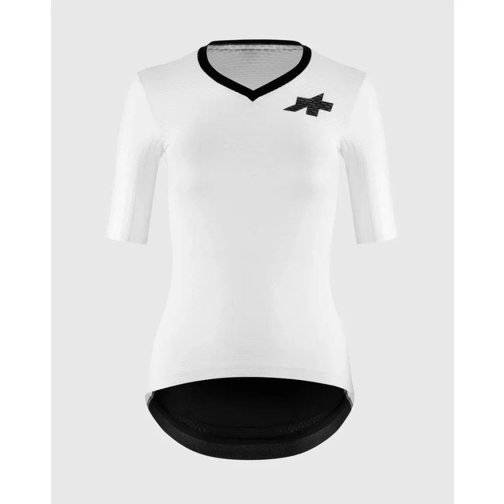 Maillot ASSOS DYORA RSV S11 Manches Courtes Femme Blanc Maillot ASSOS DYORA RSV S11 Manches Courtes Femme Blanc