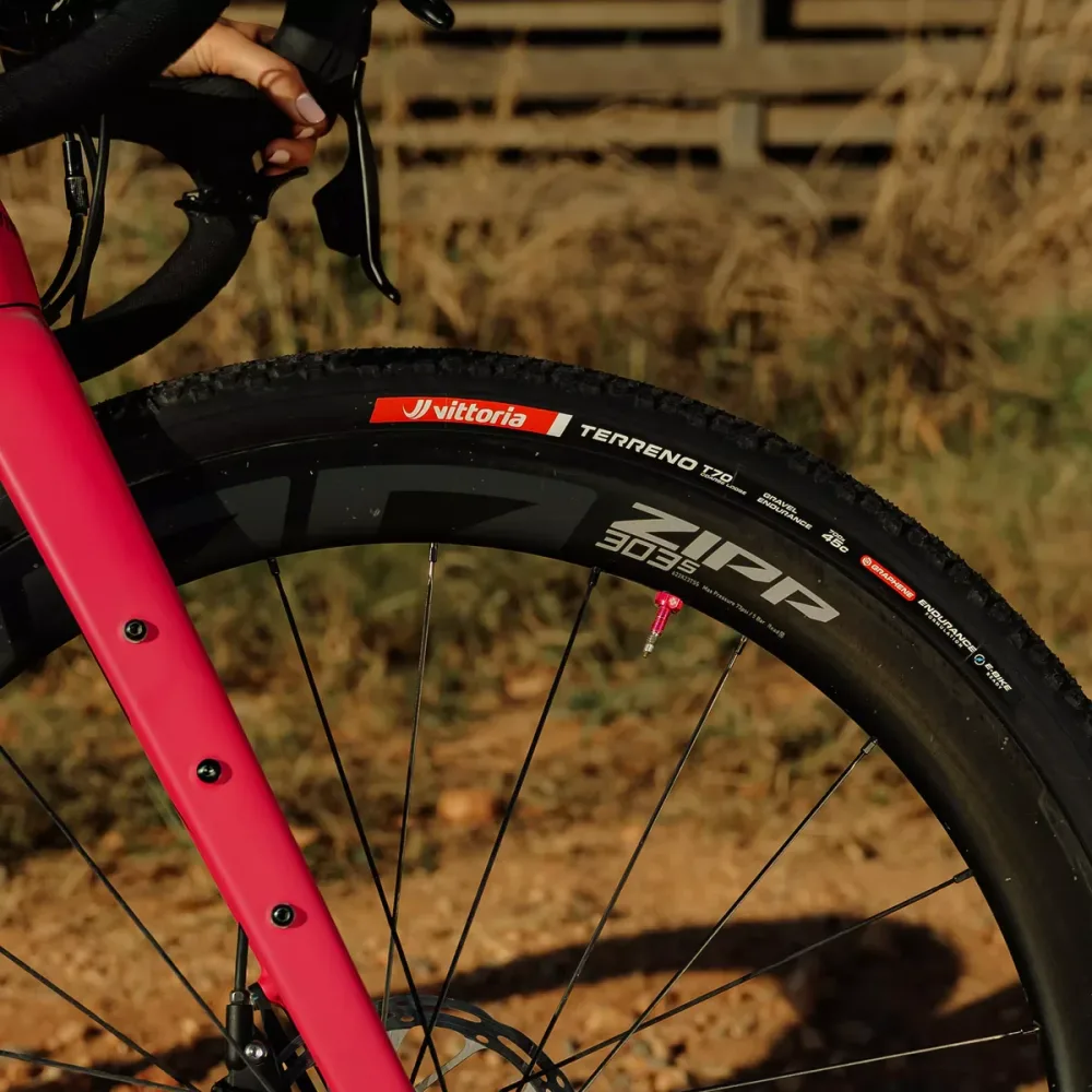 Pneu VITTORIA TERRENO T70 COARSE LOOSE Gravel Endurance 700x37c Tubeless Ready Souple Noir – Image 3