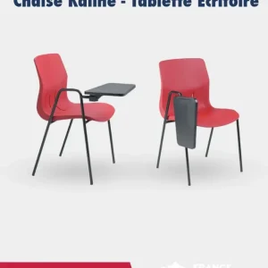 Promo Chaise à tablette écritoire Kaline