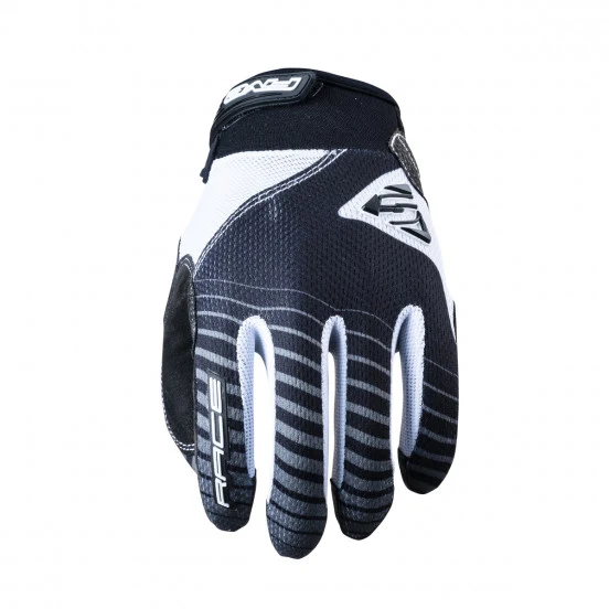 Gants FIVE BMX RACE Junior Noir/Blanc