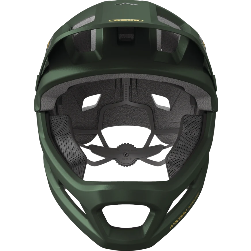 Casque VTT ABUS YOUDROP FF Junior Moss Vert – Image 2