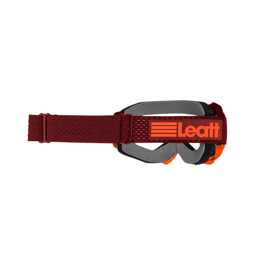 Masque LEATT VELOCITY 4.0 MTB Orange Écran Transparent – Image 2