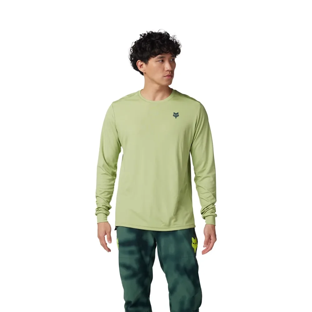 Maillot FOX RANGER WAYFARING Manches Longues Vert – Image 3