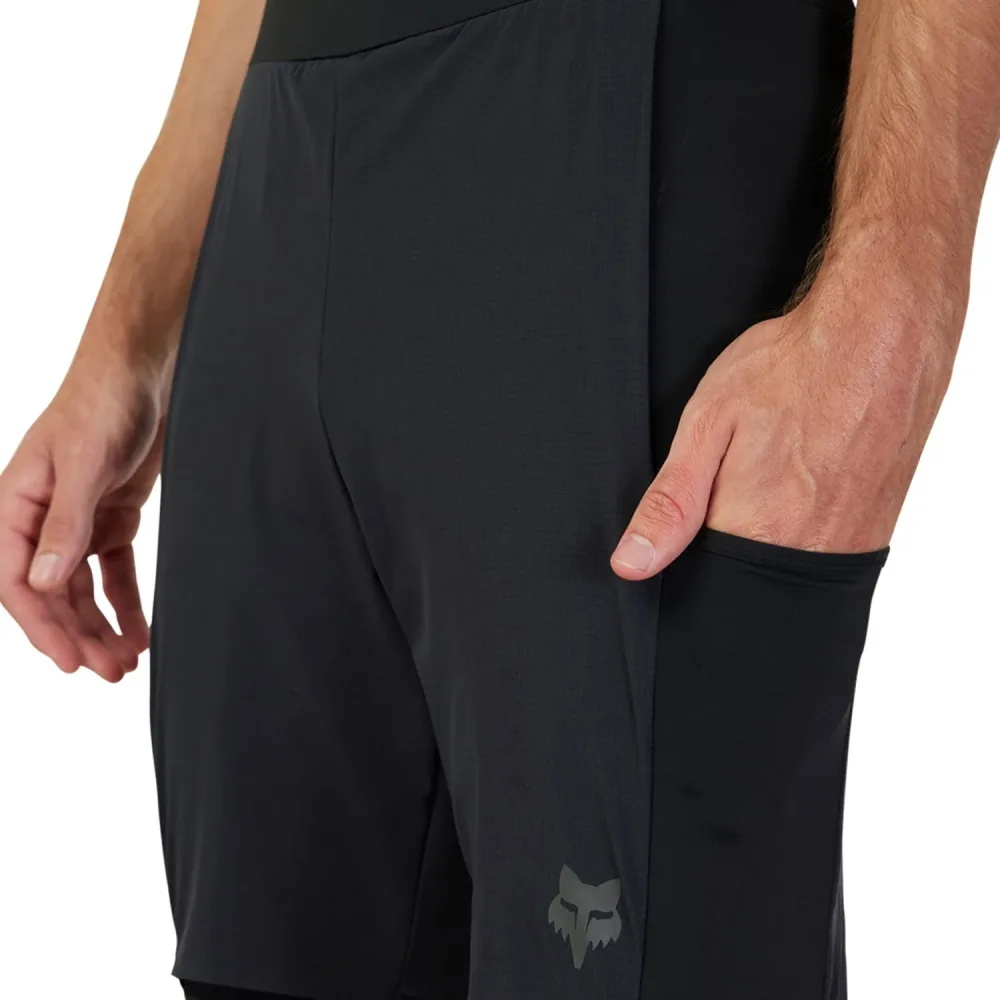 Cuissard-Short à Bretelles FOX FLEXAIR ASCENT CARGO Noir – Image 3