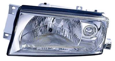 Phare optique h4+h3 gauche avec trou antibrouillard pour SKODA OCTAVIA de 2000 à 2004, Neuf