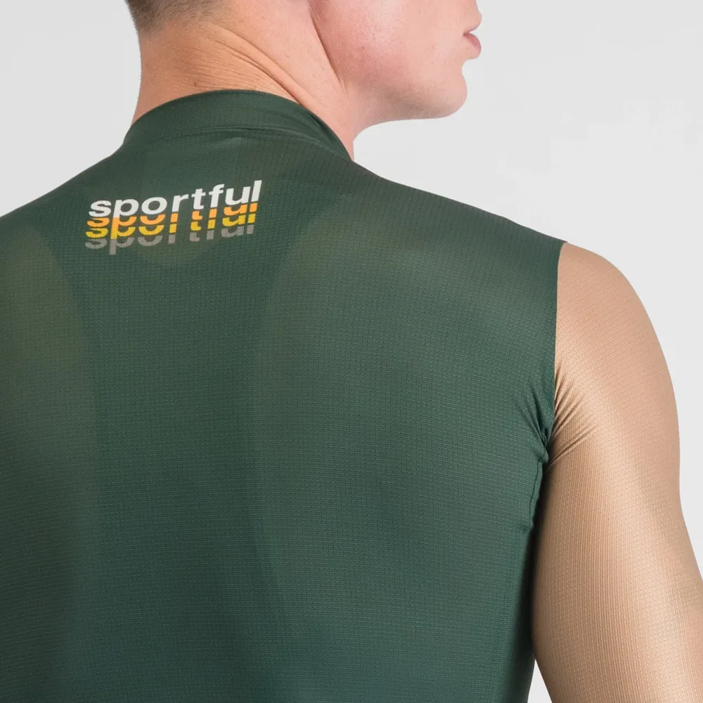Maillot SPORTFUL SUPERGIARA 2 LOGO Manches Courtes Kaki – Image 3