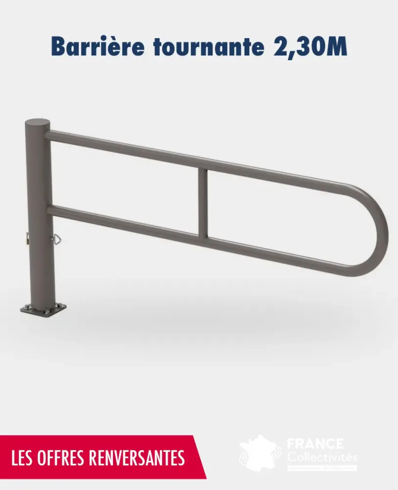 Promo barrière tournante 2.30 m