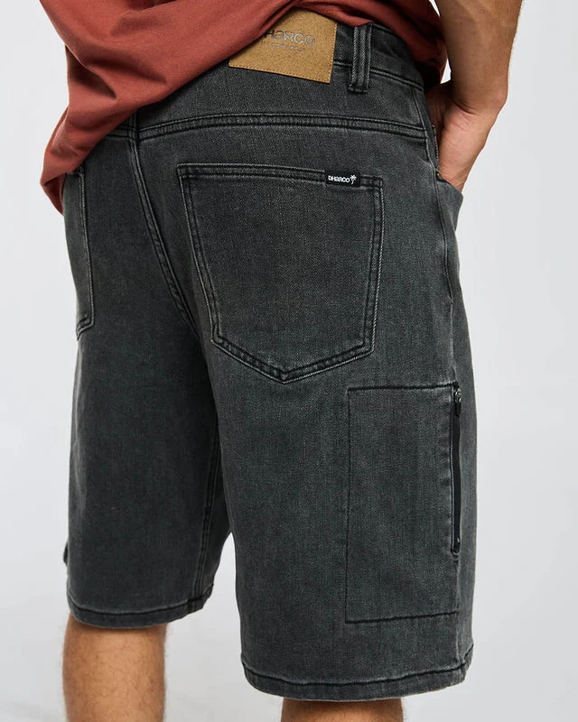 Short DHARCO JORT UNISEX COASTAL WASH Noir – Image 2