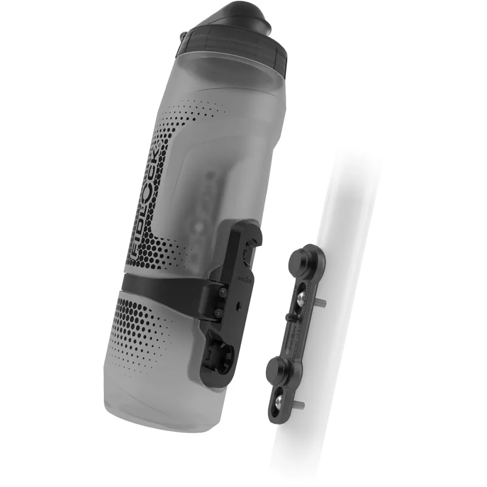 Kit Bidon et Porte-Bidon FIDLOCK TWIST BIKE BASE 800 ml Fumé
