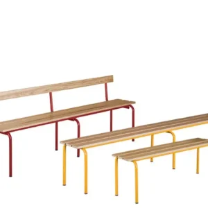 Banc acier bois cyrano 150 cm Banc acier bois cyrano 150 cm