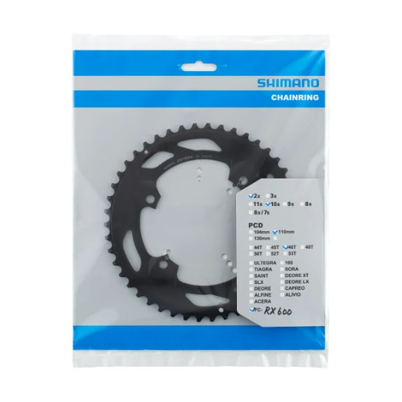 Plateau Extérieur 10V SHIMANO GRX RX600 110mm – Image 2