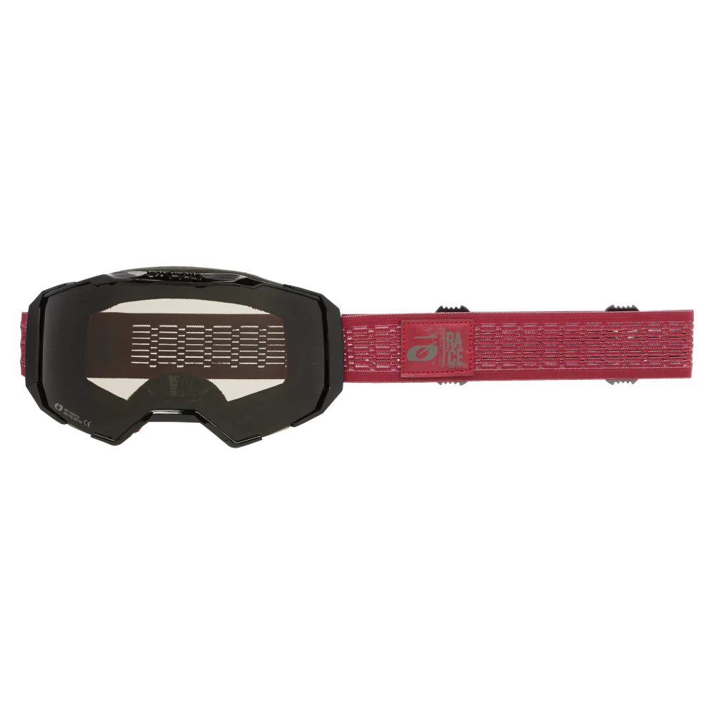 Masque O'NEAL B-22 STATIC Rouge Écran Gris